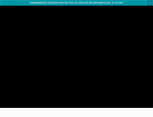 Tablet Screenshot of crossbridgechurch.us